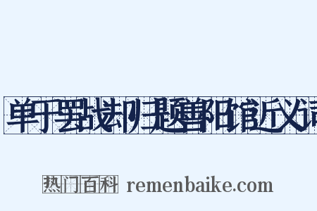 单于罢战却归题善阳馆近义词是什么意思的图片